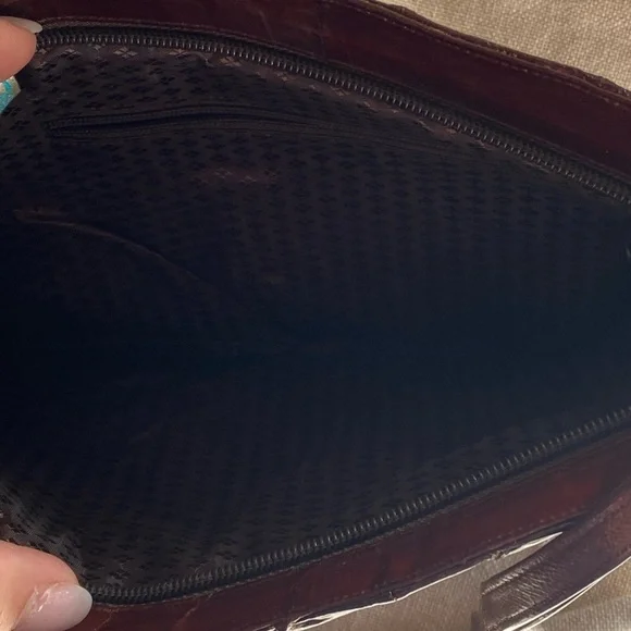 𝅺GENUINE Eel skin made in Korea vintage clutch